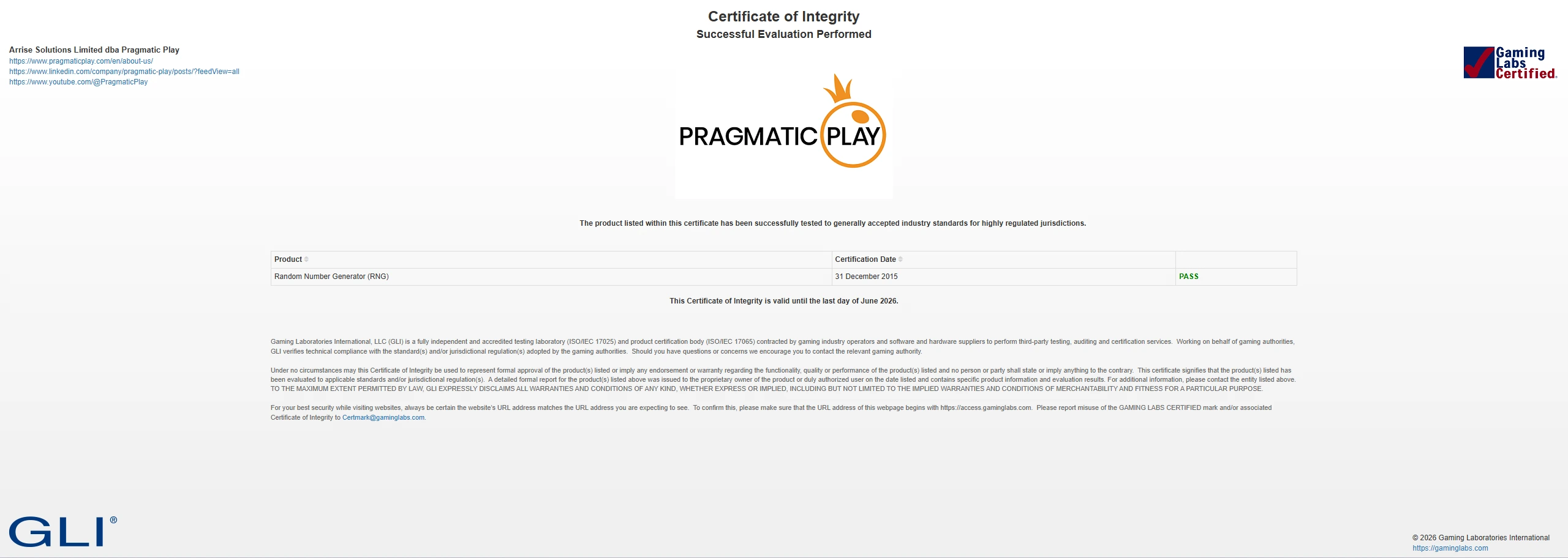 Pragmatic Play Official Hub Interface