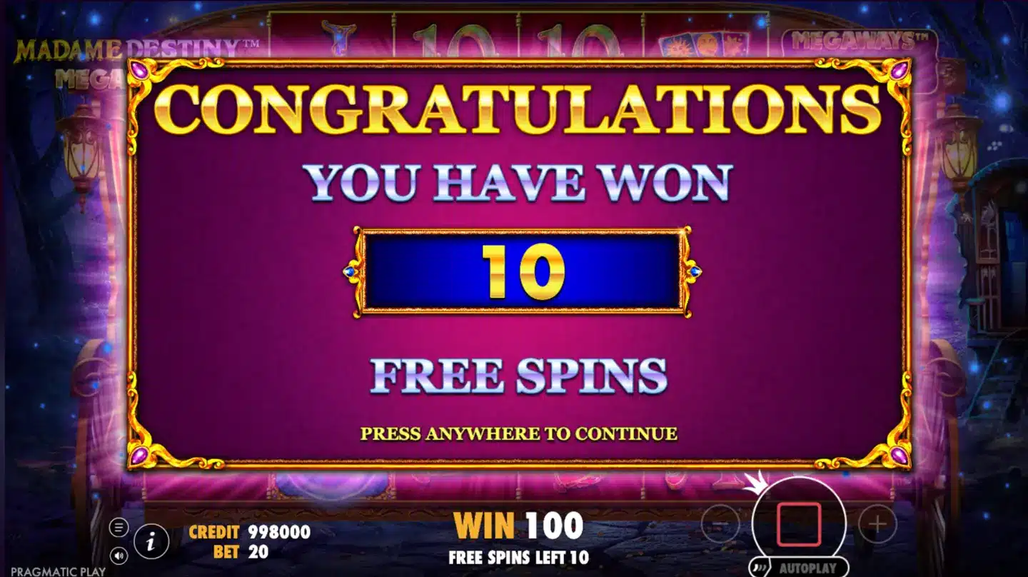 Madame Destiny Megaways Bonuses and Promo Codes Opportunity